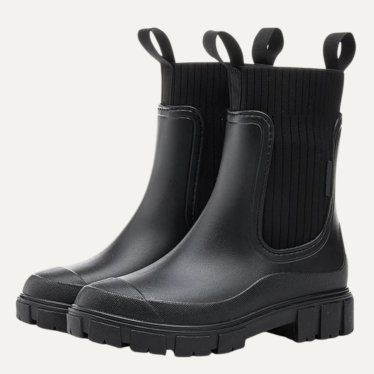 Isla Chelsea Rain Boots – Black