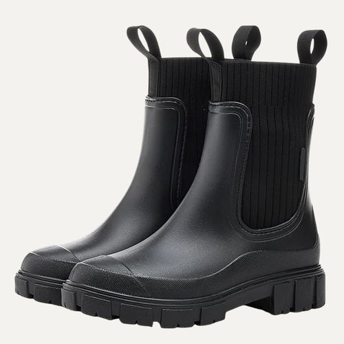 Isla Chelsea Rain Boots – Black