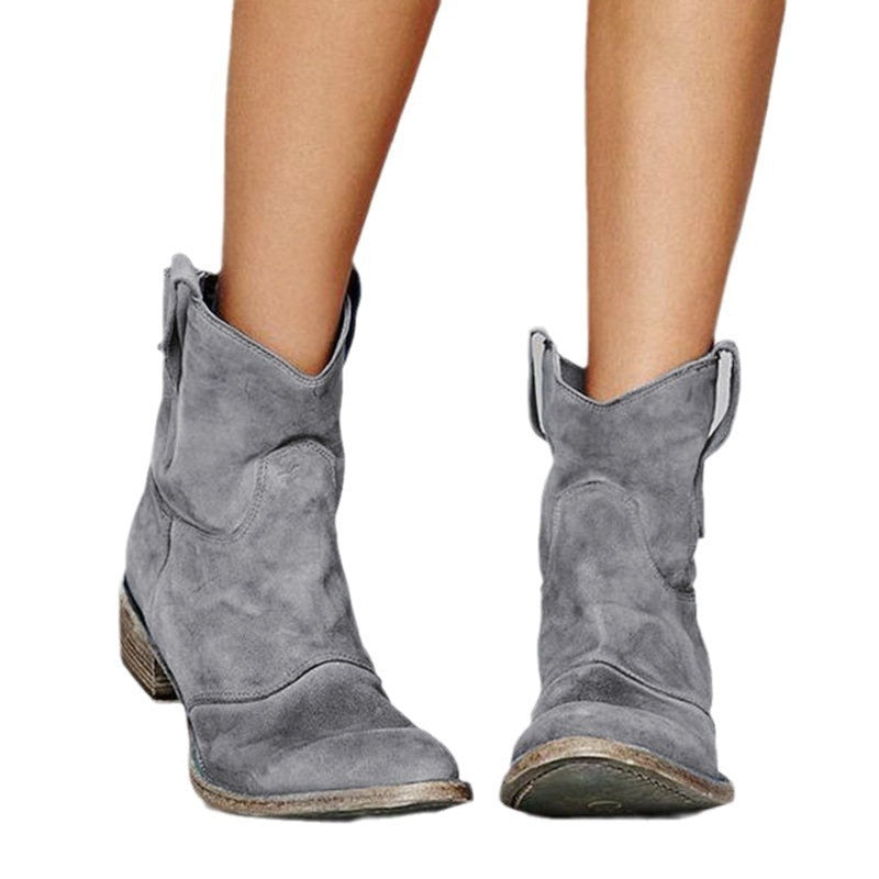 Sadie Western Ankle Boots