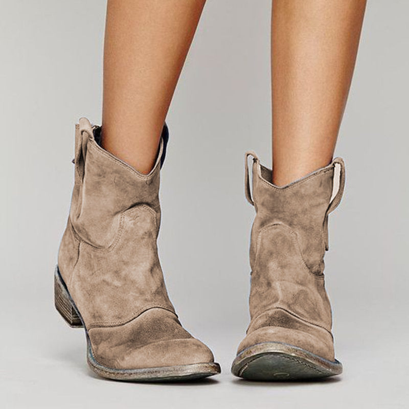 Sadie Western Ankle Boots