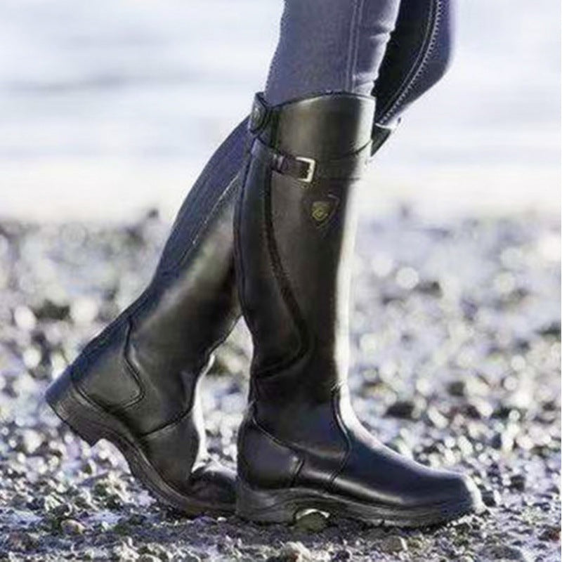 Hollis | Knee-High Riding Boots