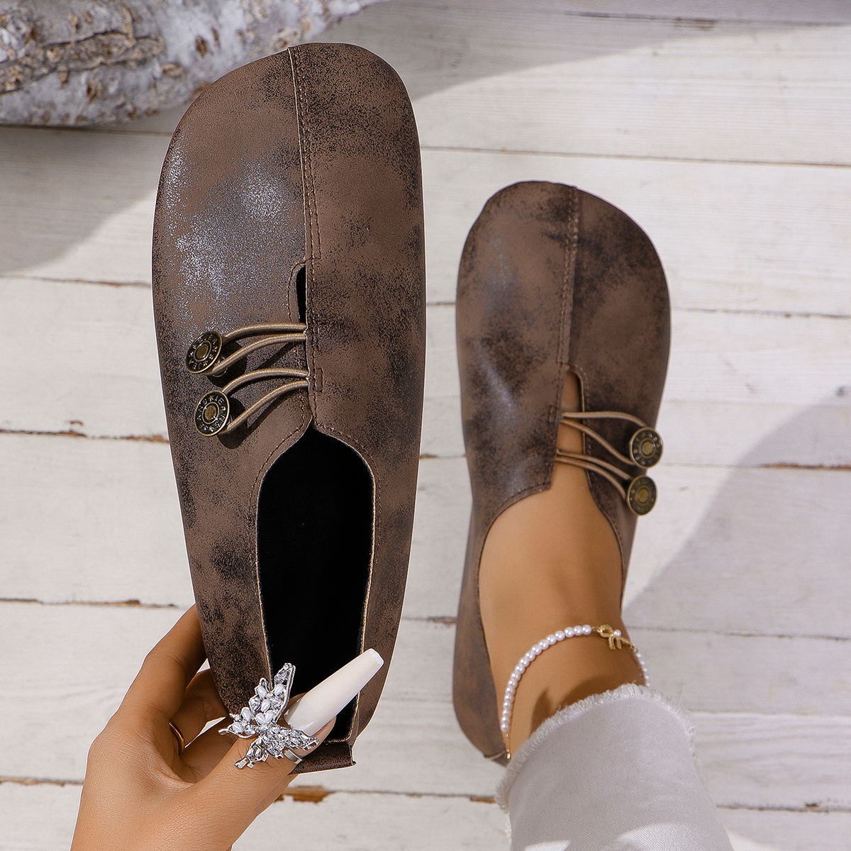 Maisie Soft Round-Toe Flats