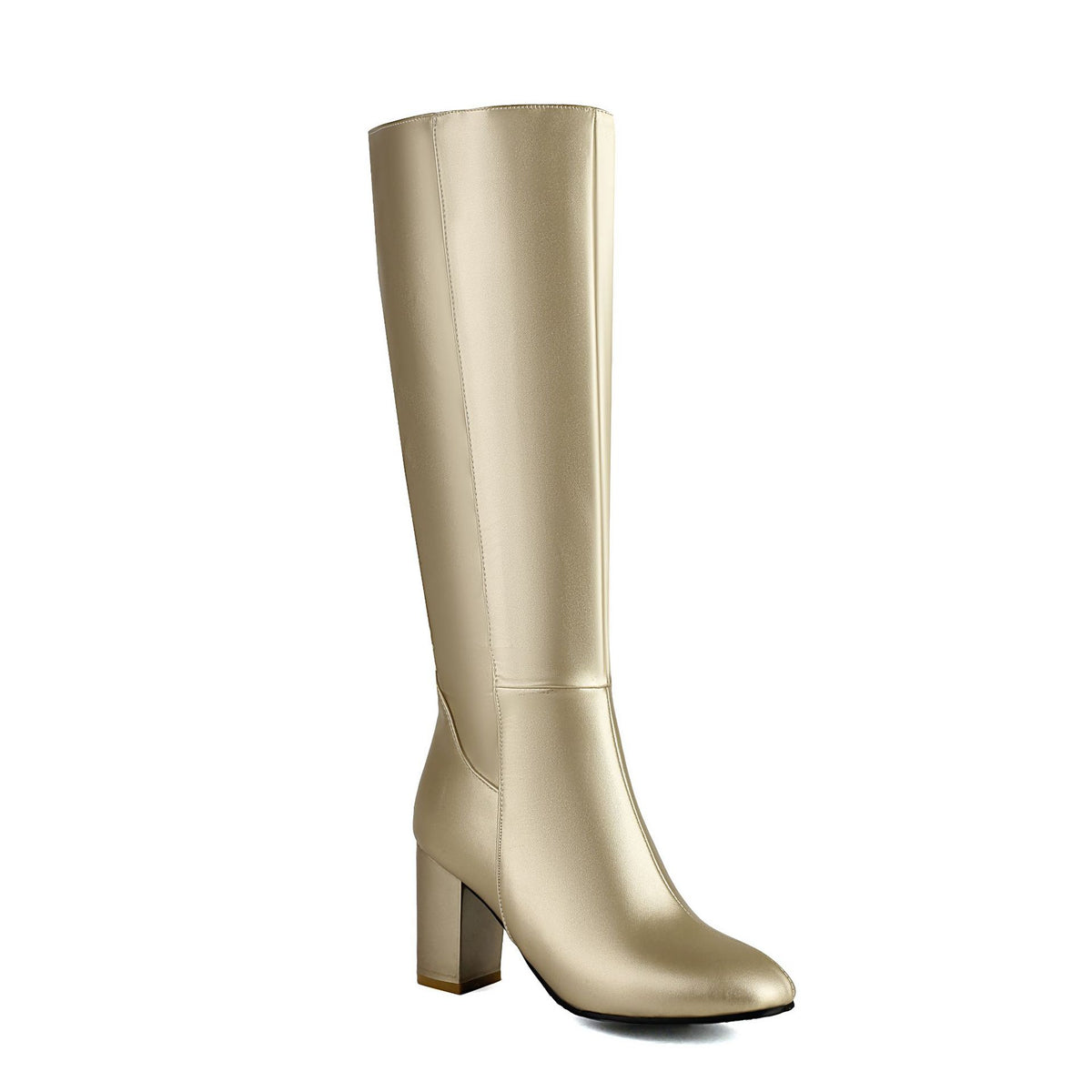 Vivienne | Block Heel Knee-High Boots