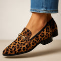 Leona Leopard Print Loafers – Leopard