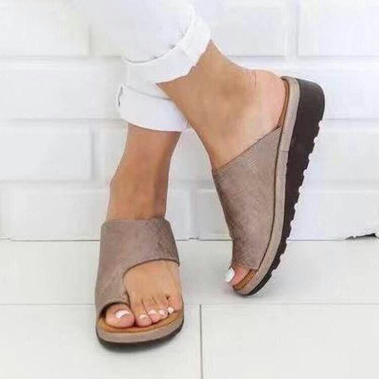 Serena | Toe-Loop Platform Sliders