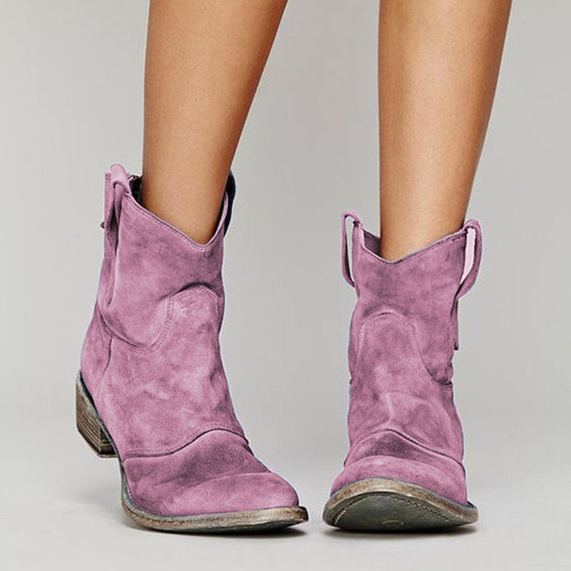 Sadie | Western Ankle Boots