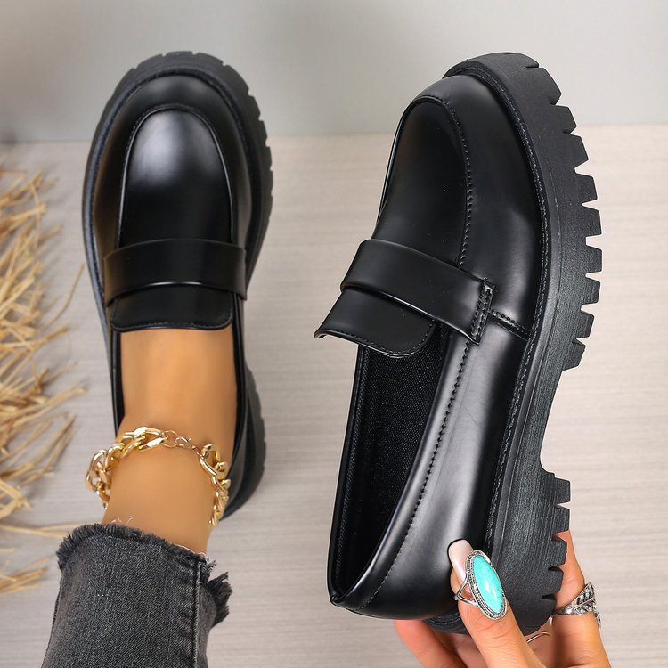 Harriet Chunky Lug-Sole Loafers