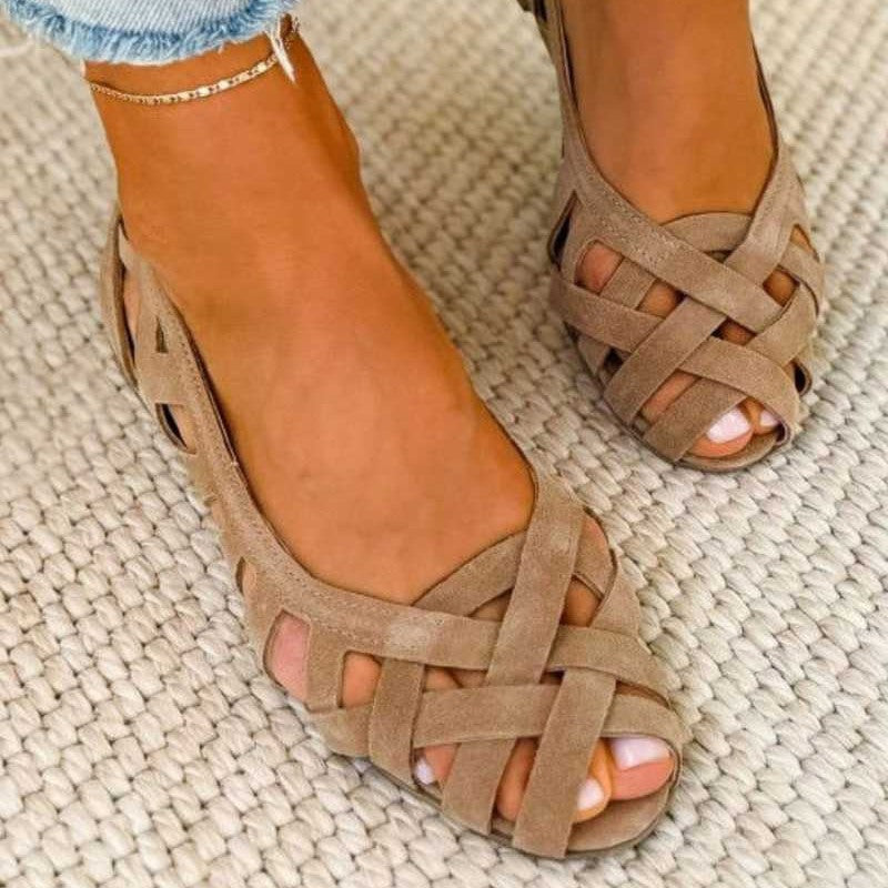 Amalfi Woven Cut-Out Flats