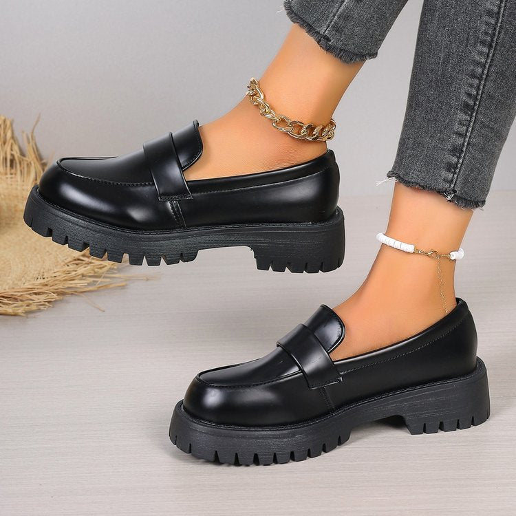 Harriet Chunky Lug-Sole Loafers