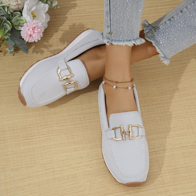 Elsie | Knit Slip-On Loafers