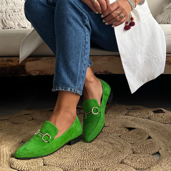 Frida Two-Tone Pointed Mules