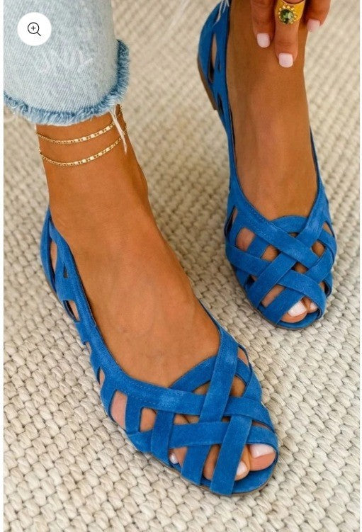Amalfi | Woven Cut-Out Flats