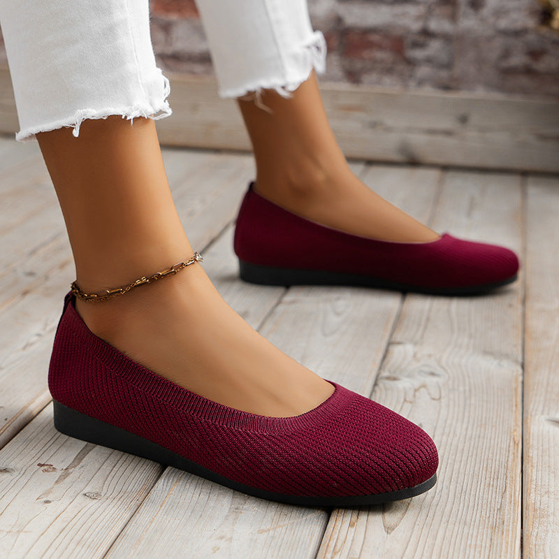 Belle | Knit Ballet Flats