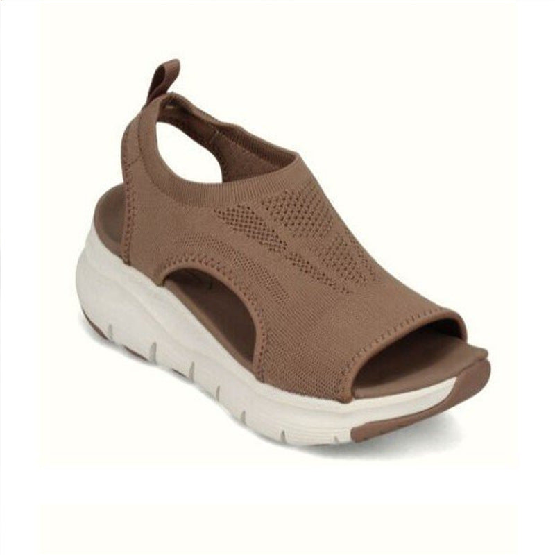 Marina | Knit Peep-Toe Sandals