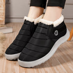 Saskia black snow boots worn