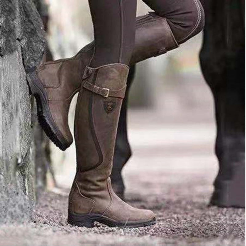 Hollis | Knee-High Riding Boots