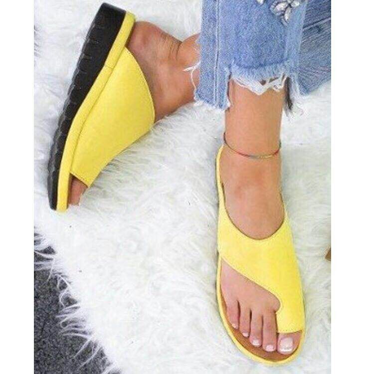 Serena | Toe-Loop Platform Sliders