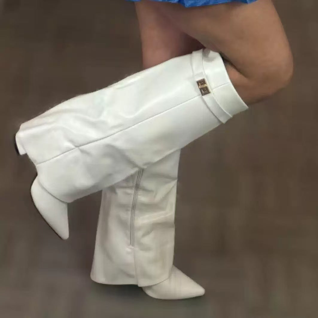 Seraphine | Fold-Over Knee-High Boots