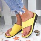 Serena Toe-Loop Platform Sliders