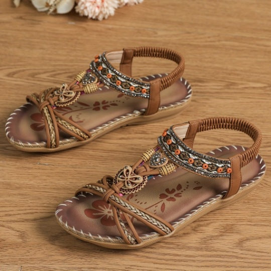 Saffron | Embellished Boho Sandals