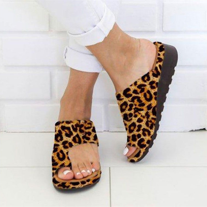 Serena | Toe-Loop Platform Sliders