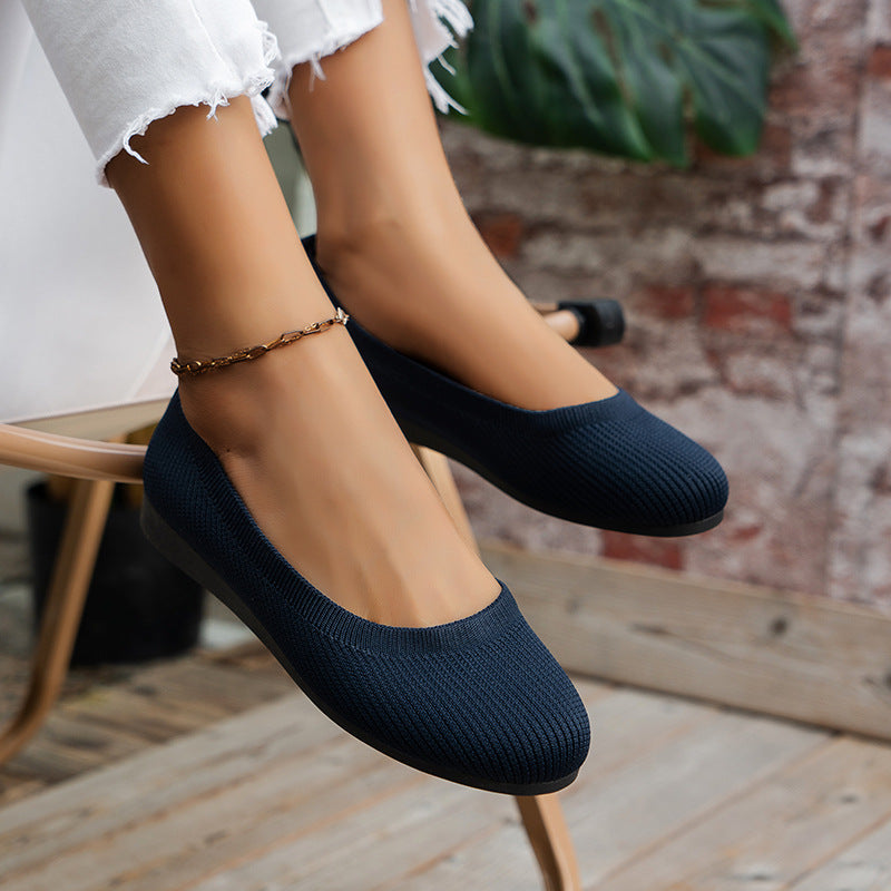 Belle | Knit Ballet Flats
