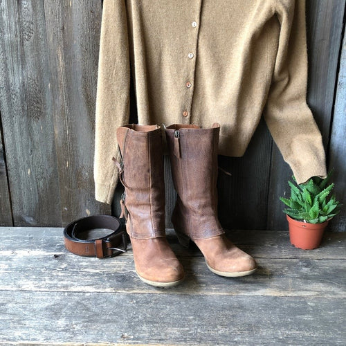 Dakota Slouchy Western Mid-Calf Boots