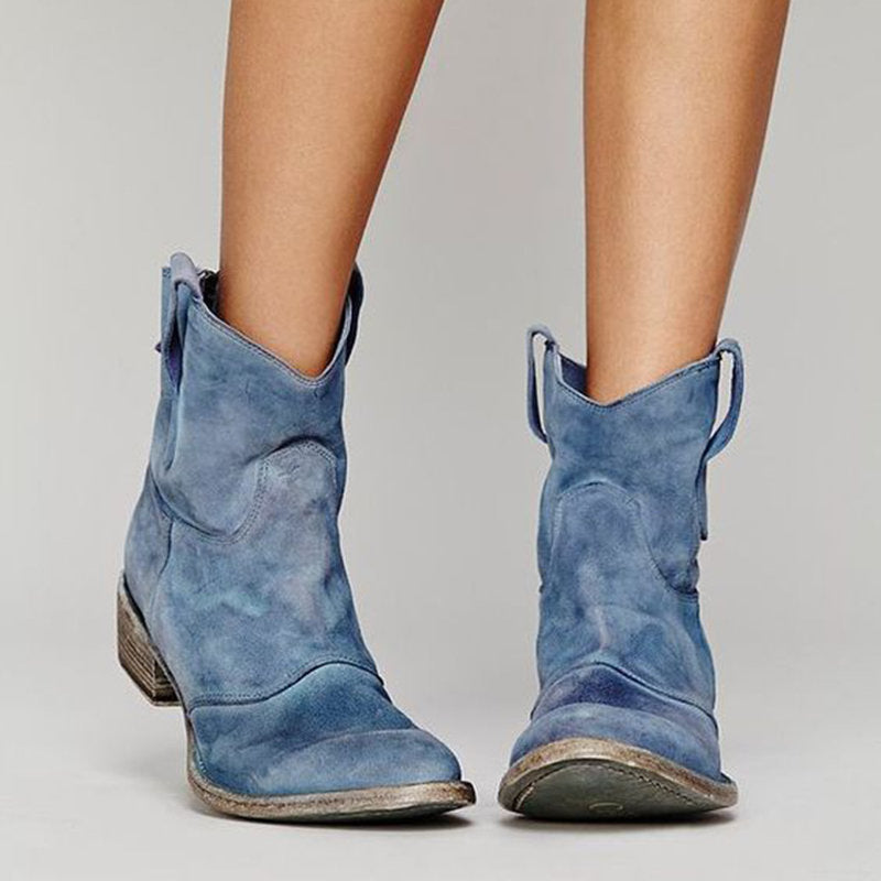 Sadie Western Ankle Boots