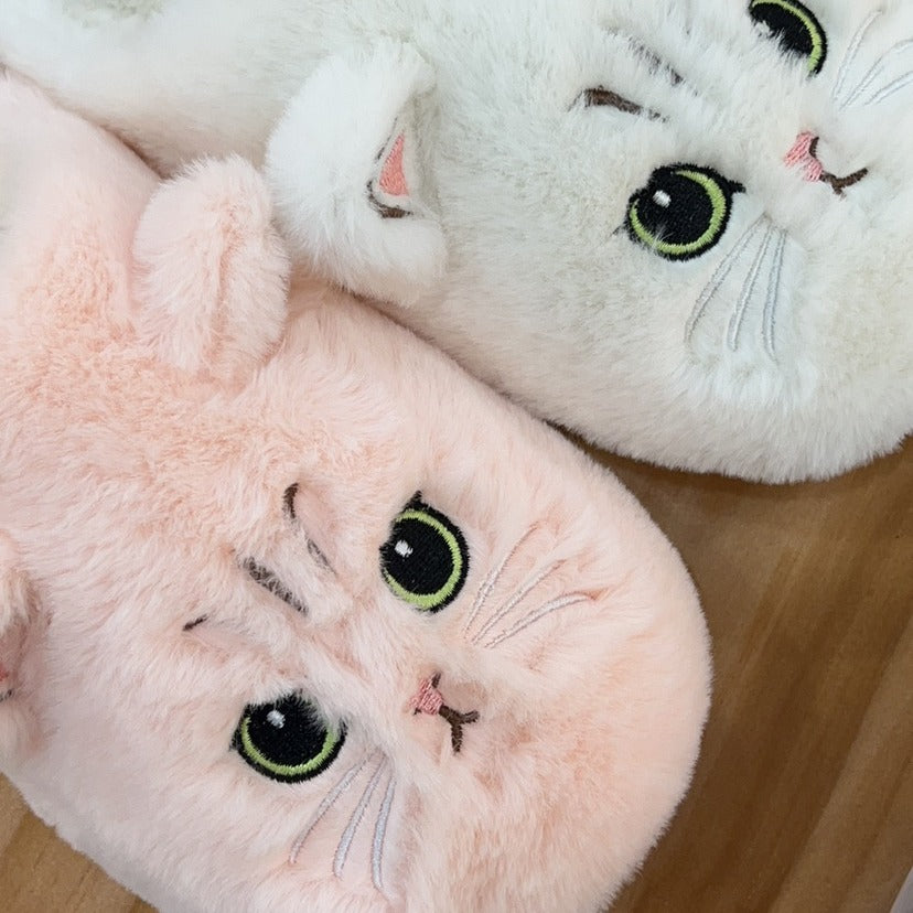 Mimi Cosy Cat Plush Slippers
