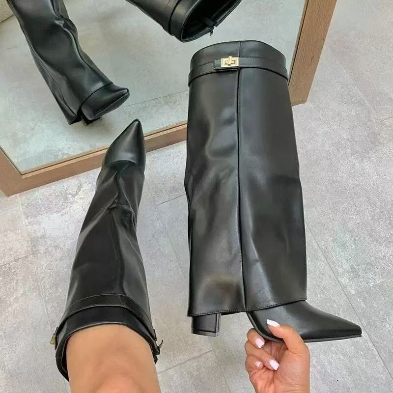 Seraphine | Fold-Over Knee-High Boots