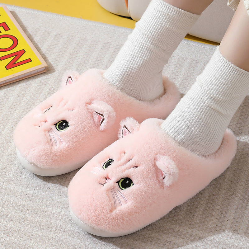 Mimi Cosy Cat Plush Slippers