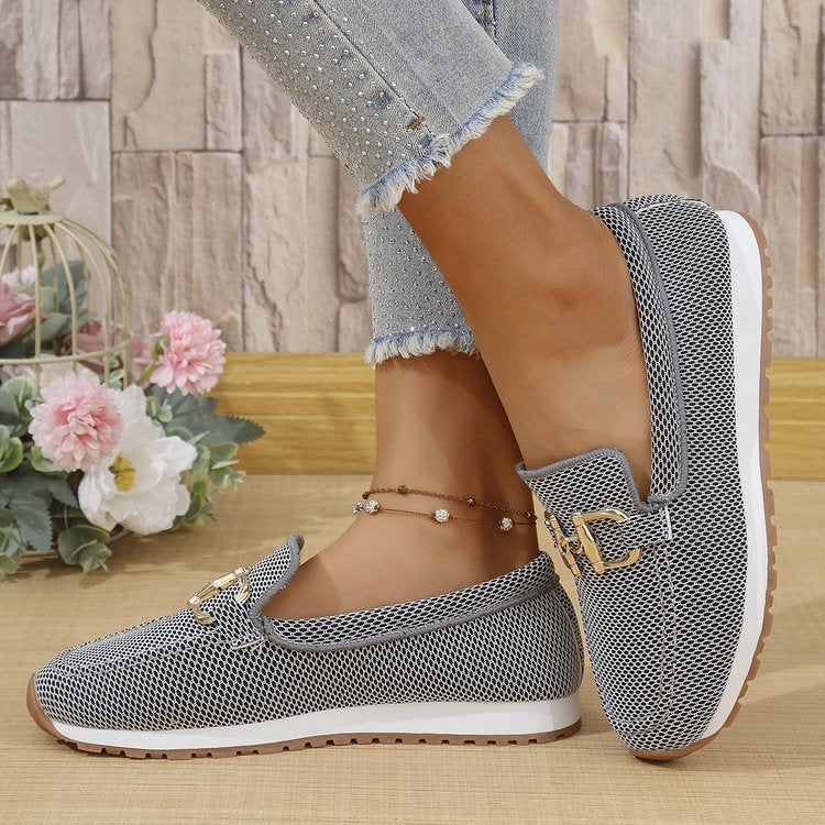 Elsie | Knit Slip-On Loafers