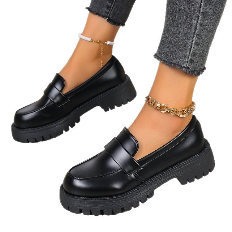 Harriet Chunky Lug-Sole Loafers