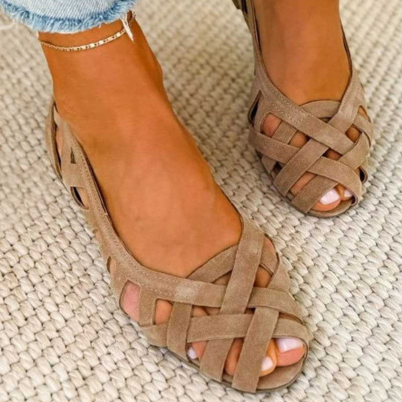 Amalfi Woven Cut-Out Flats