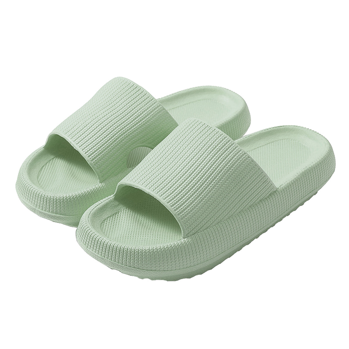 Nuvola Cushioned Cloud Slides – Sage Green