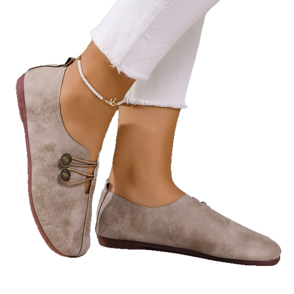 Maisie Soft Round-Toe Flats
