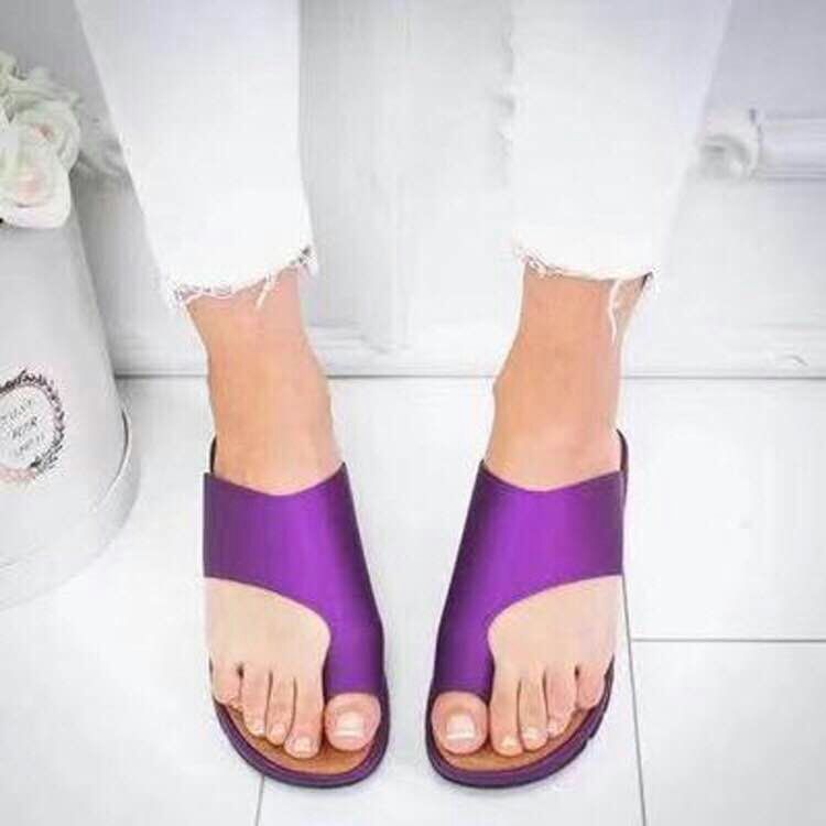 Serena | Toe-Loop Platform Sliders