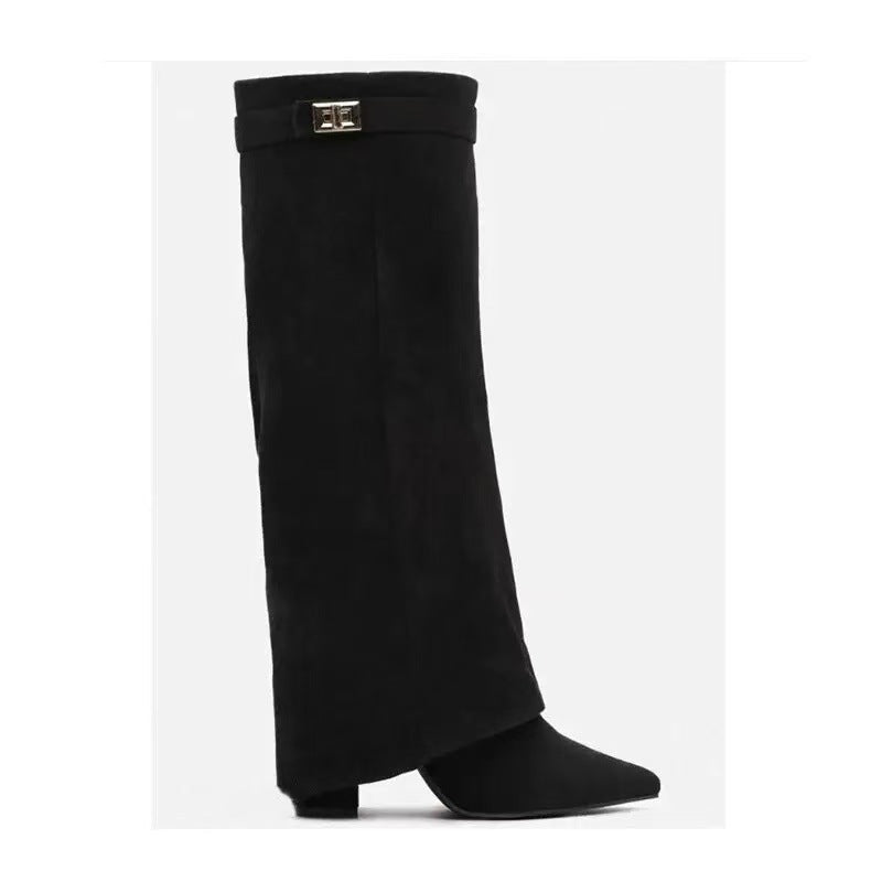 Seraphine | Fold-Over Knee-High Boots