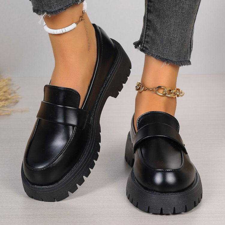 Harriet Chunky Lug-Sole Loafers