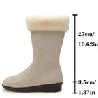 Hedda snow boot measurements: 27 cm shaft, 3.5 cm sole