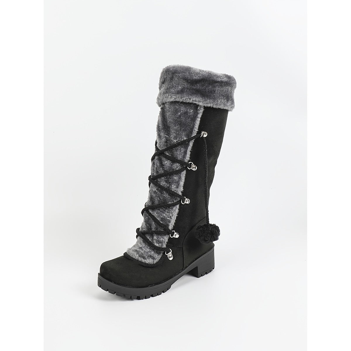 Hjordis faux-fur trim boot, single