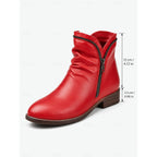 Isolde ankle boot measurements: shaft 12 cm, heel 2.5 cm