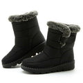 Ronja black quilted snow boots pair