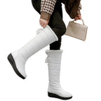 Solveig white snow boots outfit